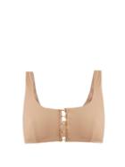 Matchesfashion.com Dos Gardenias - Bandit Hooks Bikini Top - Womens - Nude