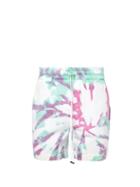 Amiri - Core Tie-dye Jersey Track Shorts - Mens - Multi