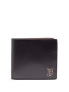 Matchesfashion.com Burberry - Logo Print Leather Wallet - Mens - Black