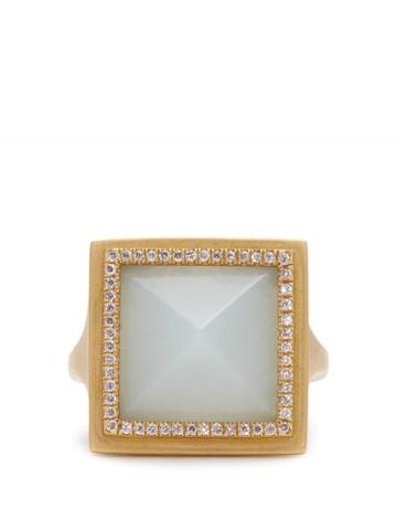 Monique Péan Diamond, Jade & Yellow-gold Ring