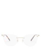 Valentino Clear Cat-eye Glasses