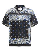 Matchesfashion.com Noma T.d. - Summer Short-sleeve Tencel Shirt - Mens - Black