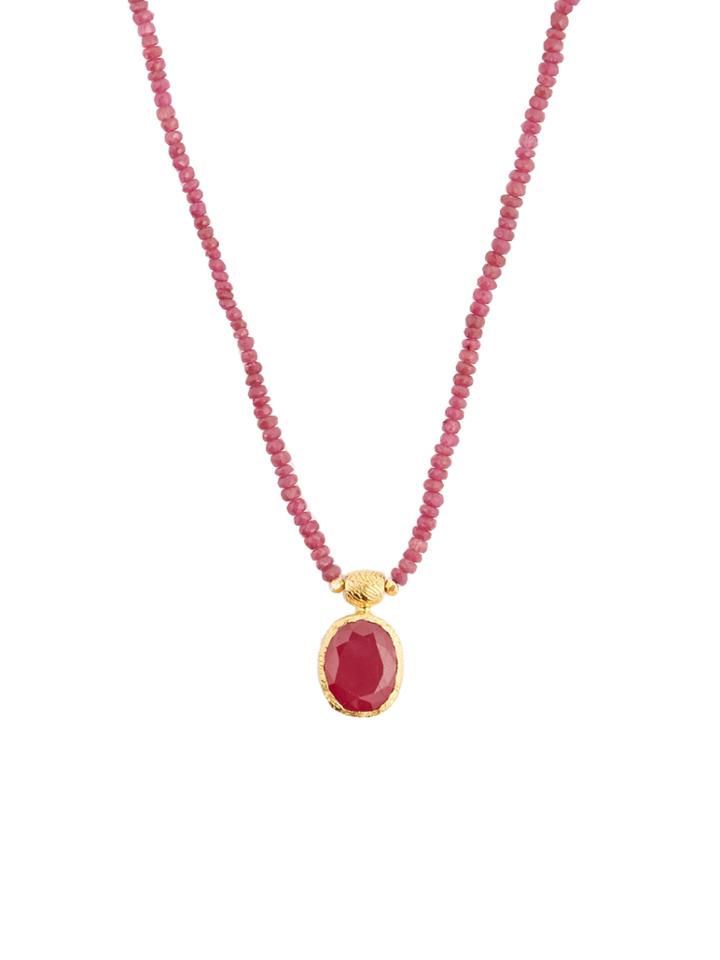 Jade Jagger Ruby & Sterling-silver Necklace