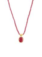 Jade Jagger Ruby & Sterling-silver Necklace