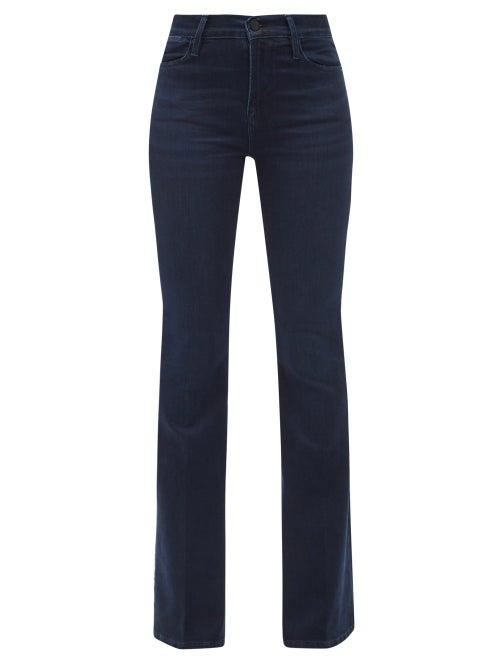 Frame - Le High Flare Jeans - Womens - Dark Denim