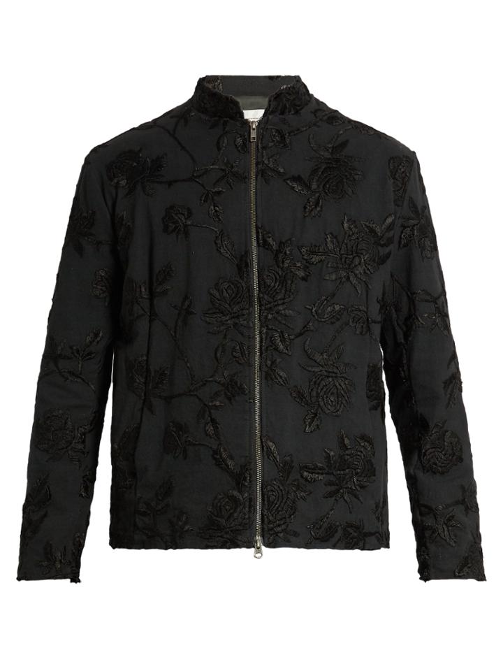 By Walid Jacob Embroidered Cotton-canvas Jacket