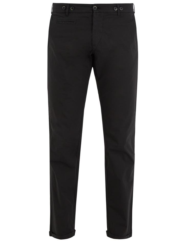Barena Venezia Mid-rise Cropped Cotton-blend Chino Trousers