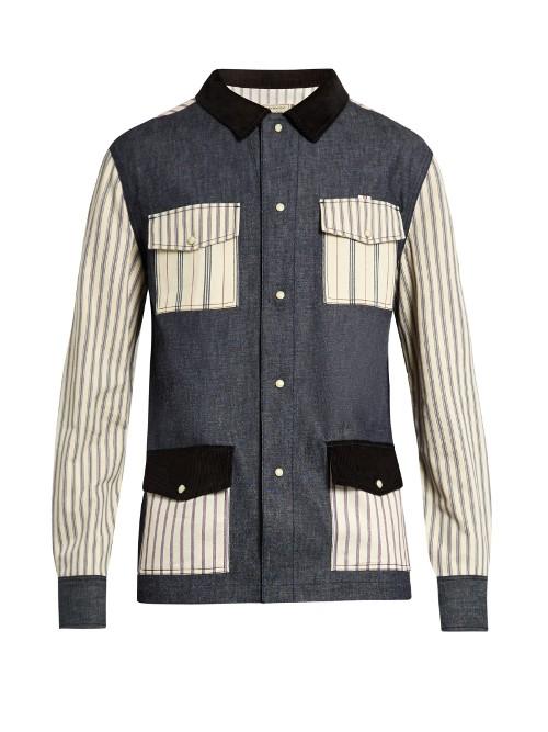 Maison Kitsuné Kino Patch-pocket Denim Shirt