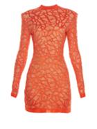 Balmain Coral-effect Knit Dress