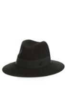 Matchesfashion.com Maison Michel - Henrietta Showerproof Felt Hat - Womens - Black