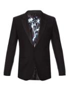 Alexander Mcqueen Single-breasted Wool And Mohair-blend Blazer