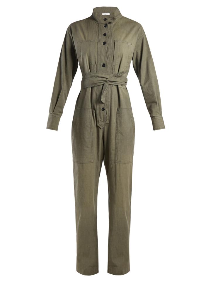 Isabel Marant Étoile Lucia High-neck Tie-waist Jumpsuit