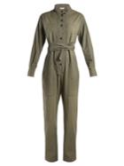 Isabel Marant Étoile Lucia High-neck Tie-waist Jumpsuit