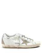 Matchesfashion.com Golden Goose Deluxe Brand - Super Star Low Top Leather Trainers - Womens - White Silver
