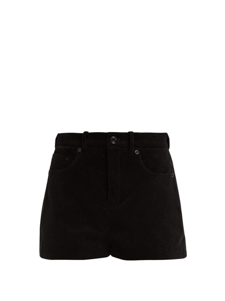 Saint Laurent Corduroy Mini Shorts