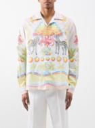 Casablanca - Printed Silk Shirt - Mens - Multi