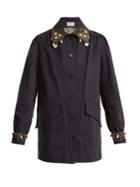 Acne Studios Josebe Bead-embellished Cotton Jacket