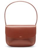 A.p.c. - Sarah Smooth-leather Shoulder Bag - Womens - Tan