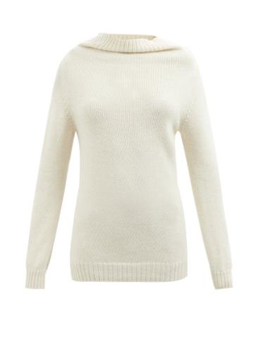 Ann Demeulemeester - Quito Asymmetric-back Sweater - Womens - White