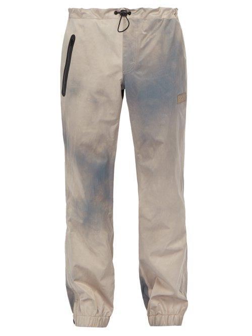 Matchesfashion.com P.a.m. - Wave Dye Waterproof Track Pants - Mens - Silver