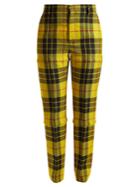 Balenciaga Macleod Mid-rise Tartan Trousers