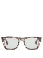 Matchesfashion.com Dita Eyewear - Sekton Square Frame Acetate Sunglasses - Mens - Grey Multi