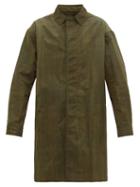 Matchesfashion.com Lanvin - Japanese Tie Dye Trench Coat - Mens - Green