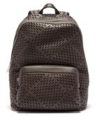 Matchesfashion.com Bottega Veneta - Zaino Perforated Leather Backpack - Mens - Brown
