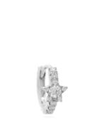 Matchesfashion.com Maria Tash - Eternity Diamond & 18kt Gold Single Earring - Womens - Silver