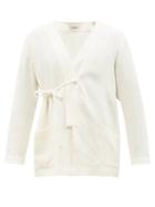 Commas - Belted Linen Jacket - Mens - White