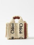 Chlo - Woody Nano Knitted Cross-body Bag - Womens - Beige