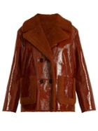 Yves Salomon Double-breasted Shearling Coat
