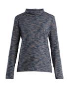 A.p.c. High-neck Space-dye Cotton-jersey Top
