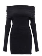 Ladies Rtw The Attico - Off-shoulder Wool-blend Jersey Top - Womens - Black