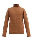 Matchesfashion.com Howlin' - Roll-neck Wool Sweater - Mens - Brown