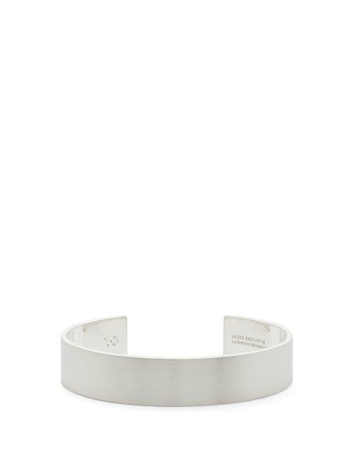 Matchesfashion.com Le Gramme - Le 41 Slick Sterling Silver Bracelet - Mens - Silver