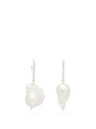 Matchesfashion.com Alighieri - Freshwater Pearl & Sterling Silver Drop Earrings - Womens - Silver