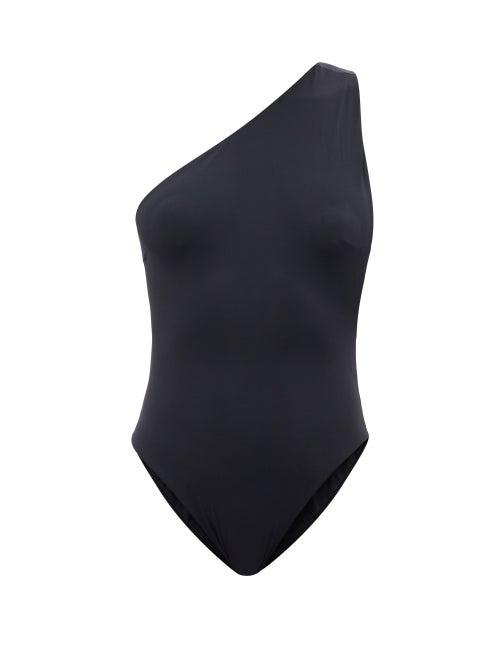 Haight - Luisa One-shoulder Swimsuit - Womens - Black