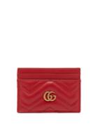 Ladies Accessories Gucci - Gg Marmont Leather Cardholder - Womens - Red