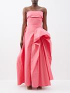 Molly Goddard - Manuela Gathered Cotton Gown - Womens - Pink