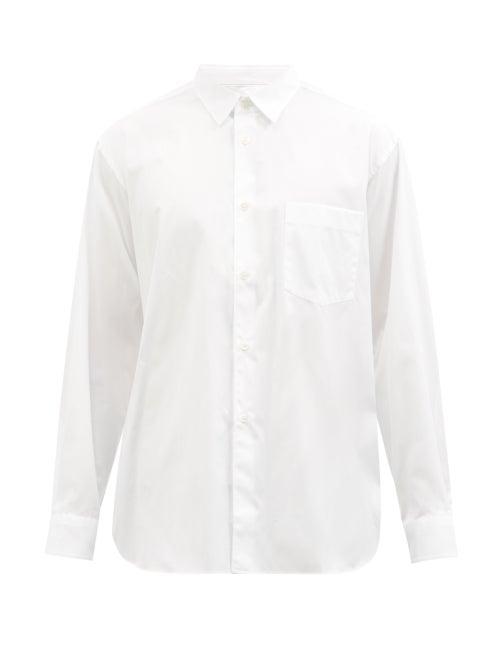 Comme Des Garons Shirt - Forever Cotton-poplin Shirt - Mens - White