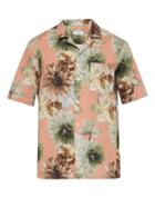 Matchesfashion.com President's - Floral Print Short Sleeved Cotton Poplin Shirt - Mens - Multi