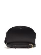 Matchesfashion.com A.p.c. - Half Moon Smooth Leather Cross Body Bag - Womens - Navy