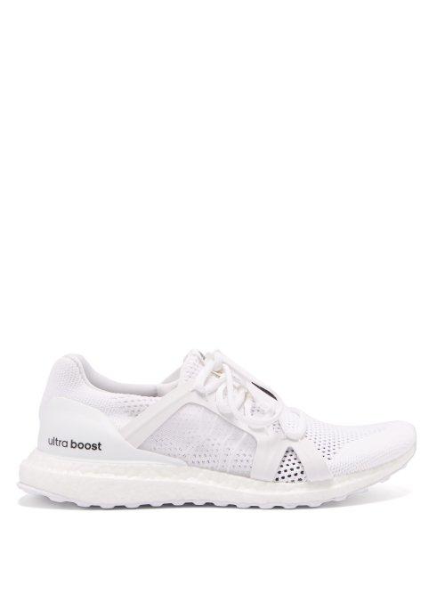 Matchesfashion.com Adidas By Stella Mccartney - Ultraboost Knit Running Trainers - Womens - White
