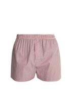 Matchesfashion.com Sunspel - Classic Cotton Boxer Shorts - Mens - Red