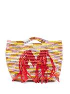 Matchesfashion.com M Missoni - M-logo Knitted Handbag - Womens - Multi