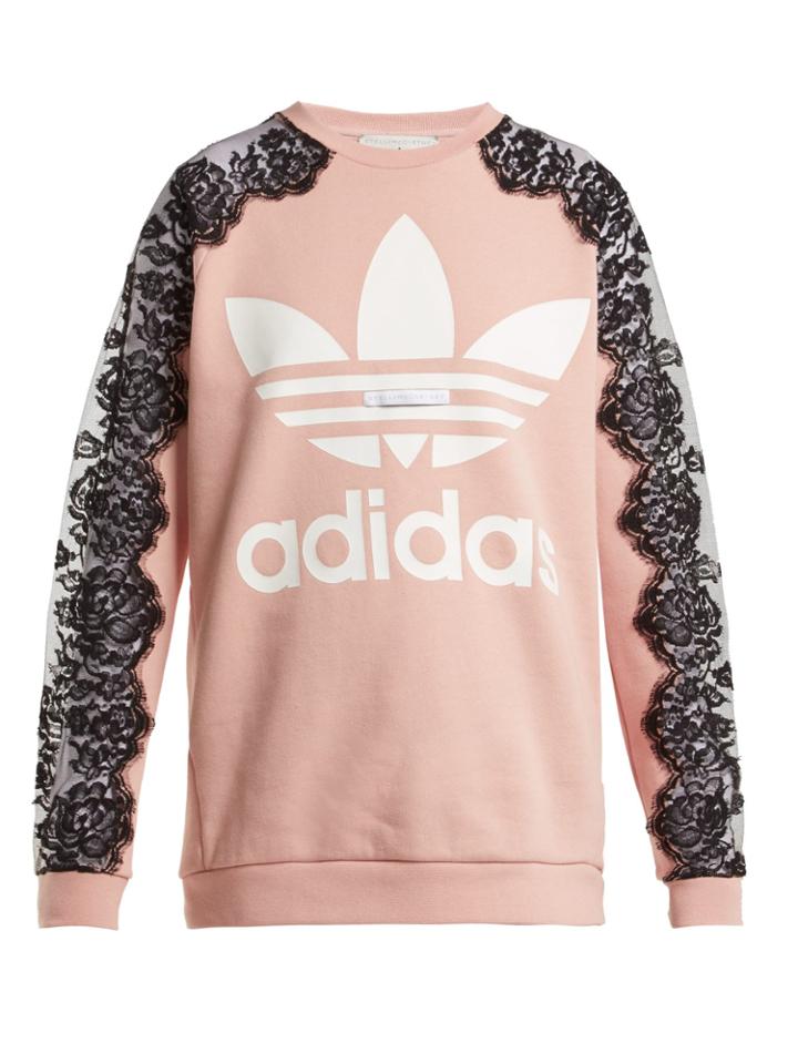 Stella Mccartney Lace-insert Cotton Sweatshirt
