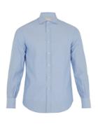 Brunello Cucinelli Spread-collar Single-cuff Oxford-cotton Shirt