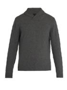 Ermenegildo Zegna Shawl-collar Cashmere Sweater