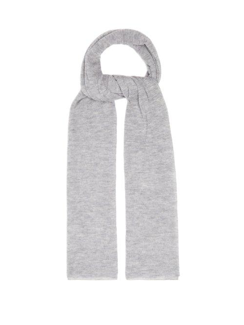 Matchesfashion.com Joseph - Knitted Cashmere Scarf - Womens - Grey